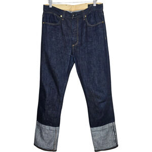 Rag & Bone Dark Wash Cuff Japanese Selvedge Jeans Size 27